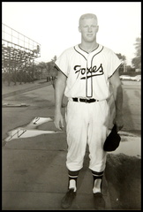 1960 Boog Powell, 19 years old with the Fox Cities Foxes, Orioles Class B Minor League 