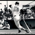 1968 Boog taking a swing in spring training 