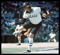 1976 The "Goose" in shorts White Sox experimental uniforms