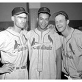 1954 Wally Moon, Brooks Lawrence, Stan Musial 