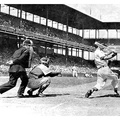 Wally Moon homers in his first at bat in the major leagues. 