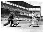 Wally Moon homers in his first at bat in the major leagues. 