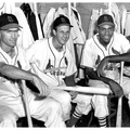 Wally Moon, Stan Musial and Tom Alston