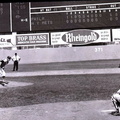 Jim Bunning hurls the final pitch to tally a perfect game on June 21, 1964