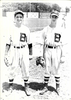 1940 Bradford Bees Pony League with teamate