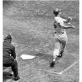 Stan Musial homers in four consecutive plate appearances.