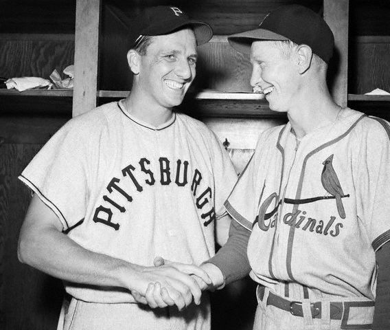 1950 Red Schoendienst & Ralph Kiner 1950 All-Star Game