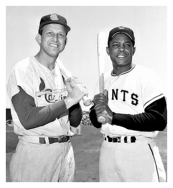 Stan Musial & Willie Mays in San Francisco
