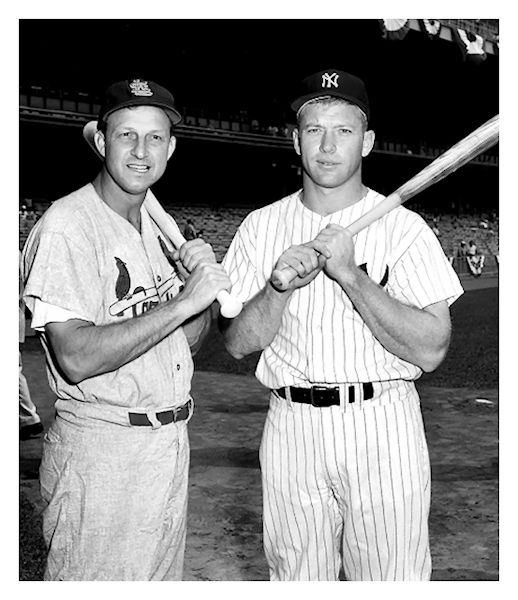 Stan Musial & Mickey Mantle